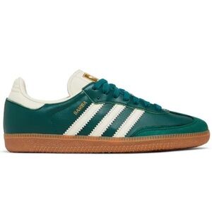 Adidas collegiate green Samba sneakers. Rare. 2024 discontinued. Size 5.